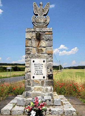 Pomnik upamiętniający Bitwę pod Broniną